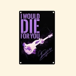 Boutique Prince The Artist Tin Sign 💜